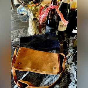 Banana Republic Suede clutches